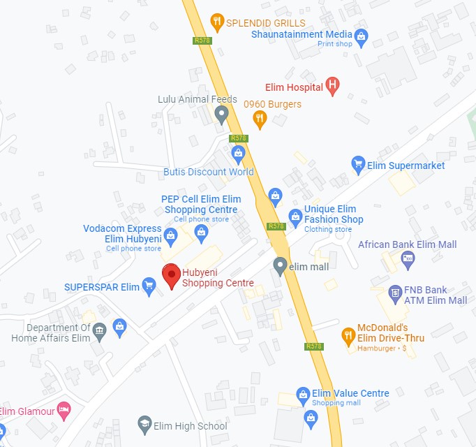 ELIM HUBYENI LOCATION